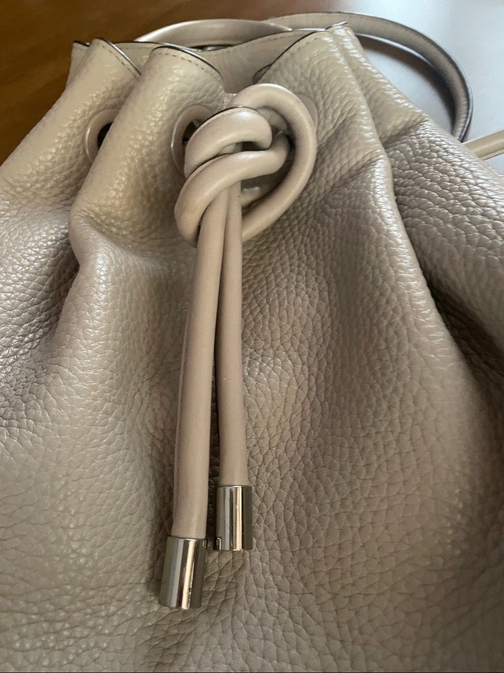 Michael Kors Beige pebble leather Backpack bag - Picture 8 of 10